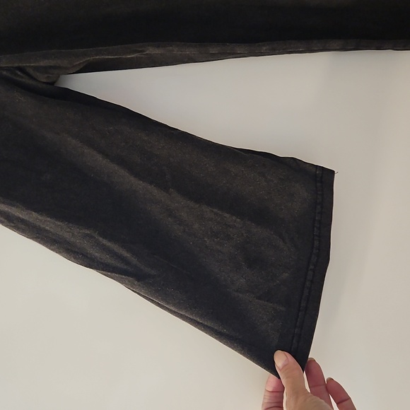 MONORENO Western style faded black fringed tunic dress grommet detail Medium - Picture 6 of 10